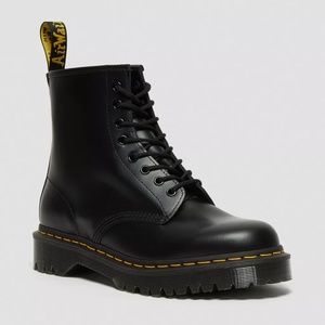 Dr. Martens Smooth Leather Platform Boots, (LIKE NEW)